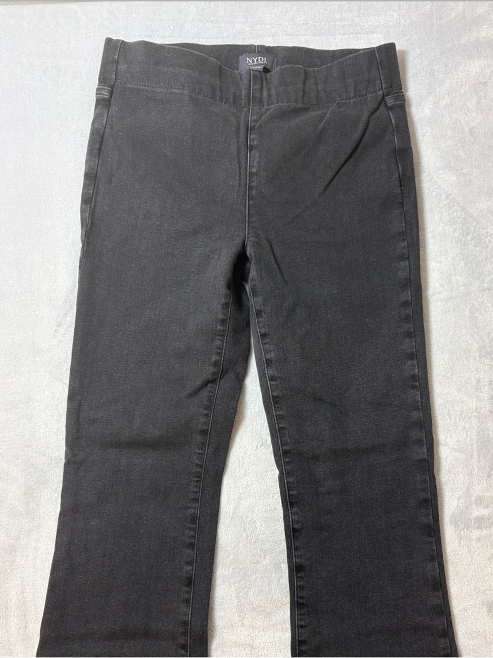 NYDJ Black Straight Leg Jeans for Women